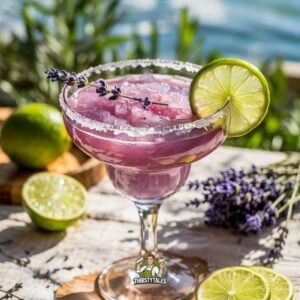 Lavender Margarita Slush Cocktail Recipe