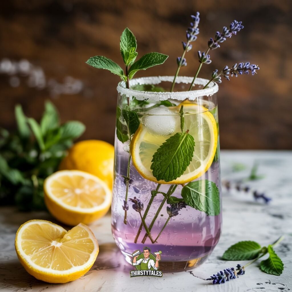 Lavender Mint Cooler Mocktail Recipe