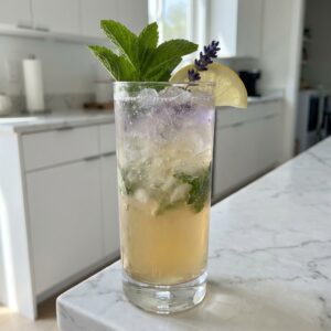 Lavender Mint Julep Mocktail Recipe