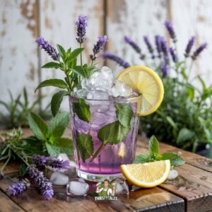 Lavender Mint Julep Mocktail Recipe