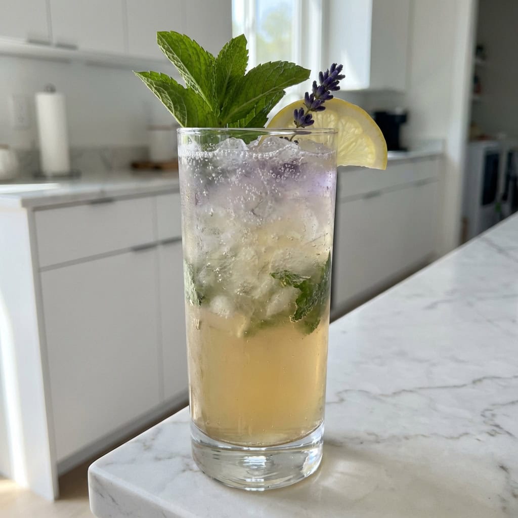 Lavender Mint Julep Mocktail Recipe