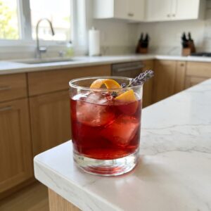 Lavender Negroni Cocktail Recipe
