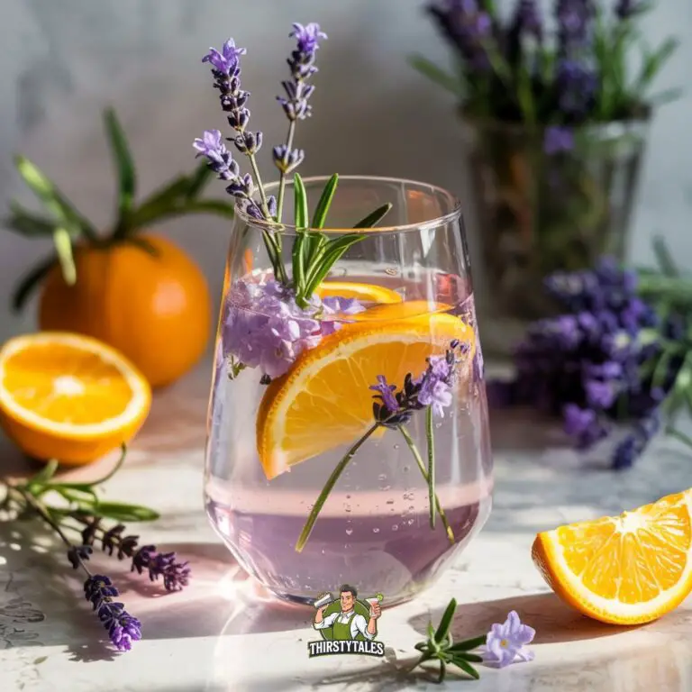 Lavender Orange Blossom Water Mocktail Recipe