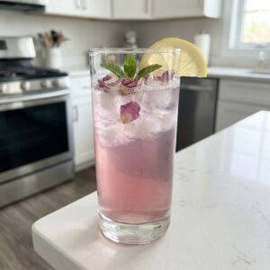 Lavender Rose Spritzer Mocktail Recipe
