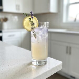 Lavender Thyme Lemonade Mocktail Recipe