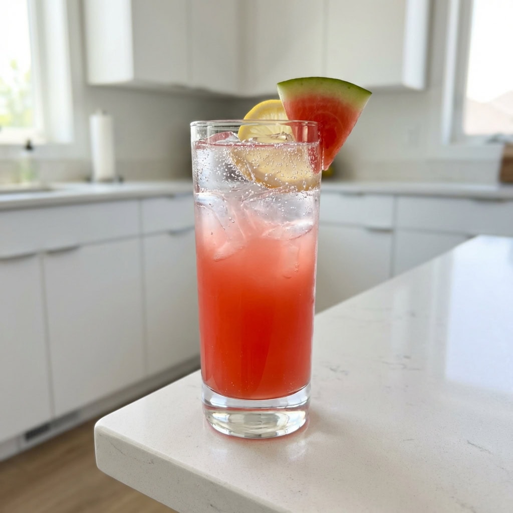 Lavender Watermelon Cooler Mocktail Recipe
