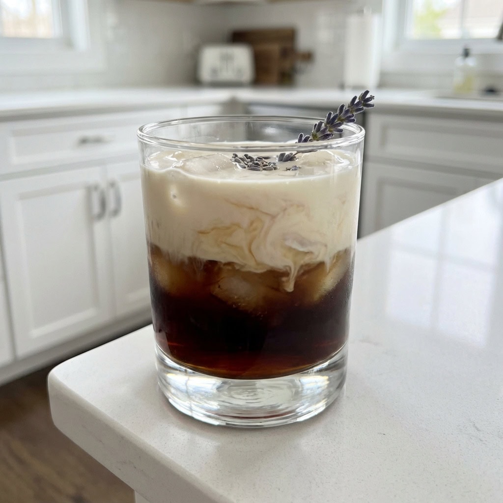 Lavender White Russian Cocktail Recipe