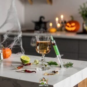 Mad Scientist Mezcal Syringe Cocktail Recipe