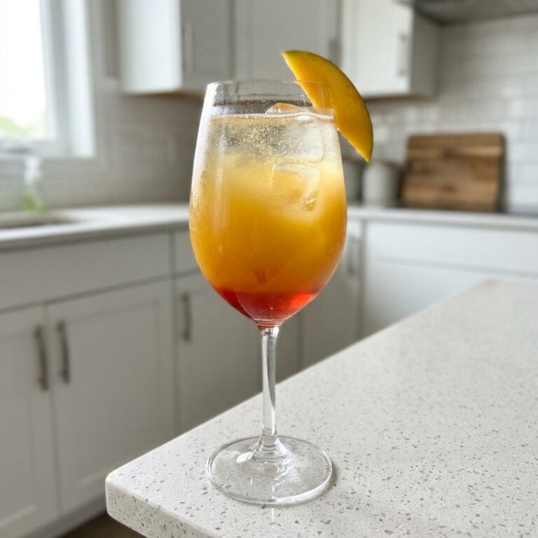 Mango Prosecco Sunrise Cocktail Recipe