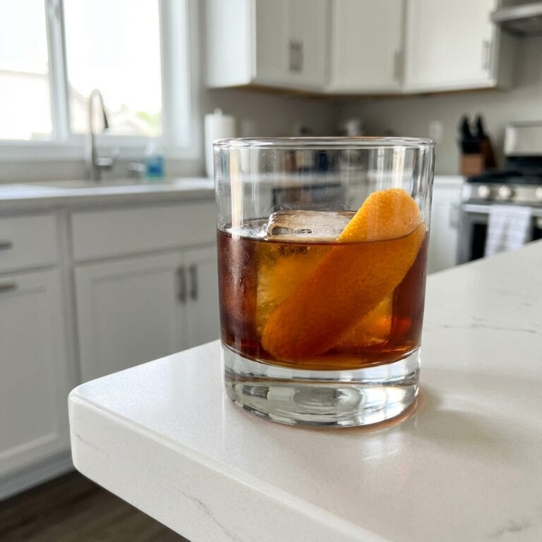 Molasses Rum Old Fashioned Cocktail Recipe