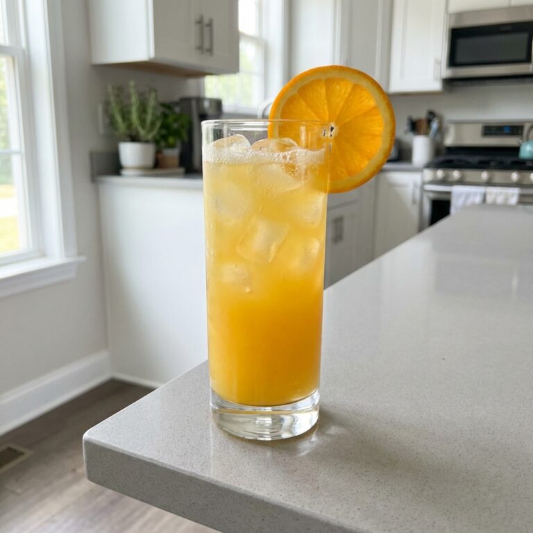 Orange Blossom Fizz Mocktail Recipe