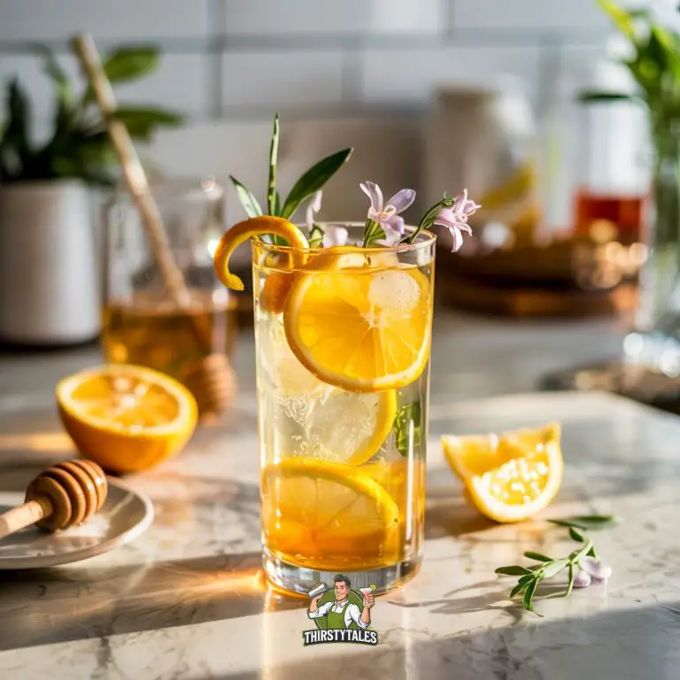 Orange Blossom Fizz Mocktail Recipe