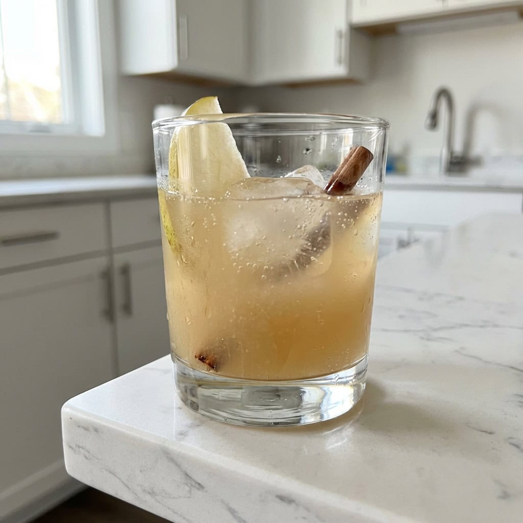 Pear Vanilla Whiskey Cocktail Recipe