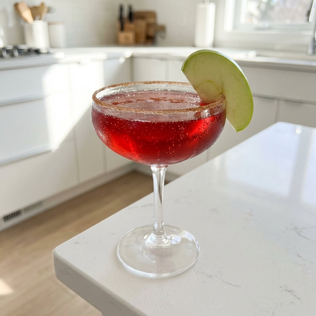Poison Apple Fizz with Vodka Cocktail Recipe