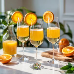 Prosecco Mimosa with Orange Juice Cocktail Recipe