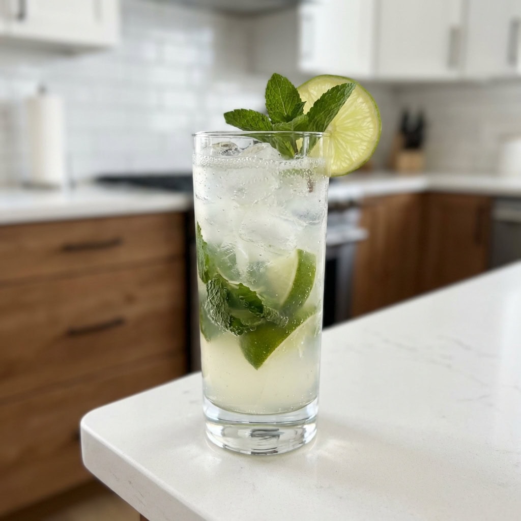 Prosecco Topped Mojito Cocktail Recipe