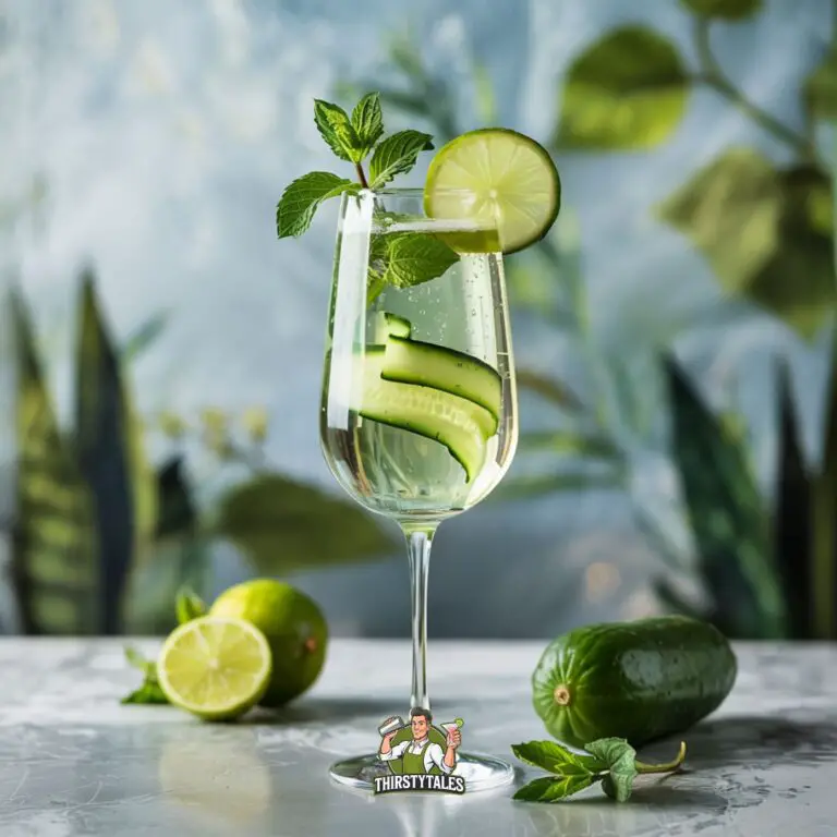 Prosecco and Cucumber Cooler Cocktail Recipe