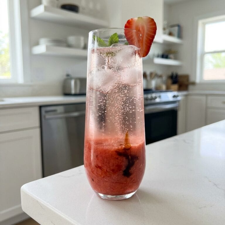 Prosecco and Strawberry Balsamic Cocktail Recipe