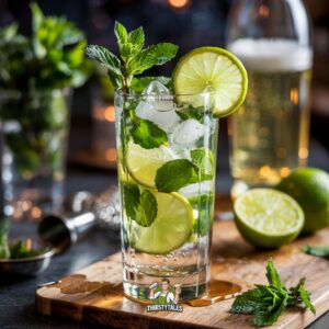 Prosecco topped Mojito Cocktail Recipe