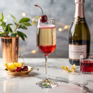 Prosecco with Cherry Liqueur Cocktail Recipe