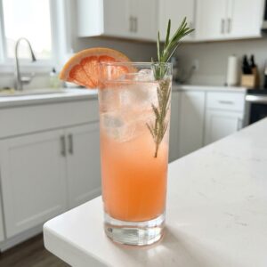 Prosecco with Grapefruit Rosemary Cocktail Recipe