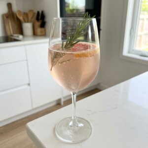 Prosecco with Rosemary and Grapefruit Cocktail Recipe