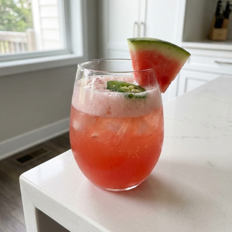 Prosecco with Watermelon and Jalapeno Cocktail Recipe