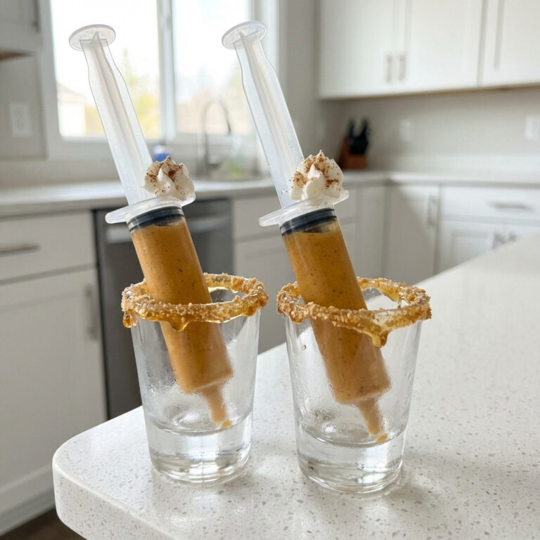 Pumpkin Spice Syringe Shooter Cocktail Recipe