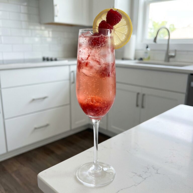 Raspberry Prosecco Smash Cocktail Recipe