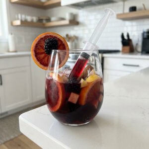 Sinister Sangria Syringe Cocktail Recipe