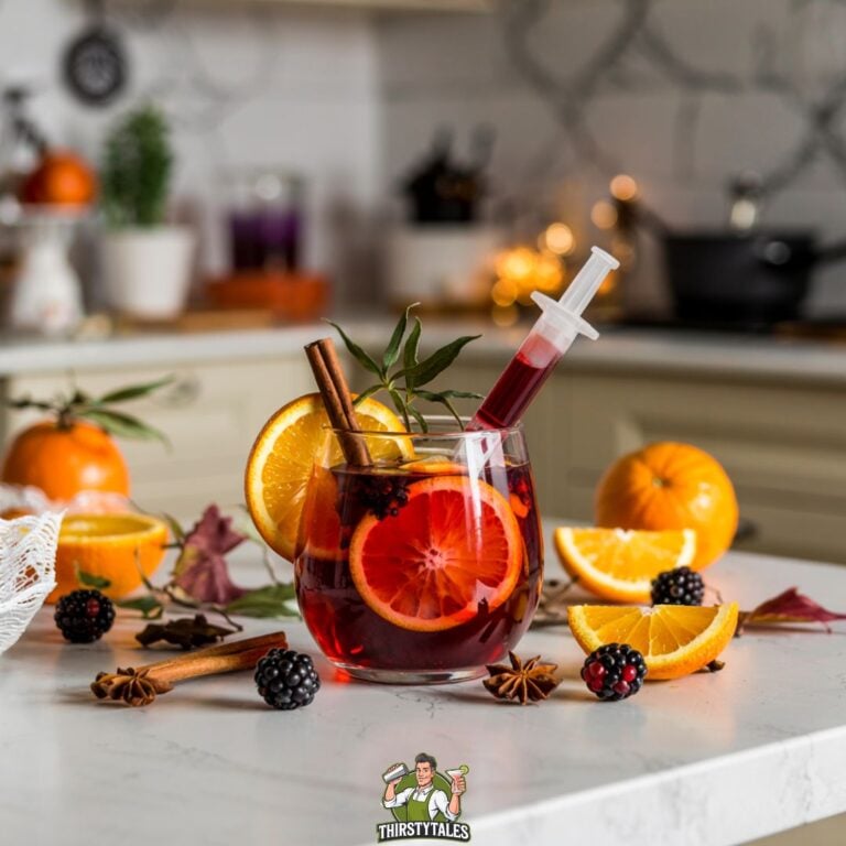 Sinister Sangria Syringe Cocktail Recipe