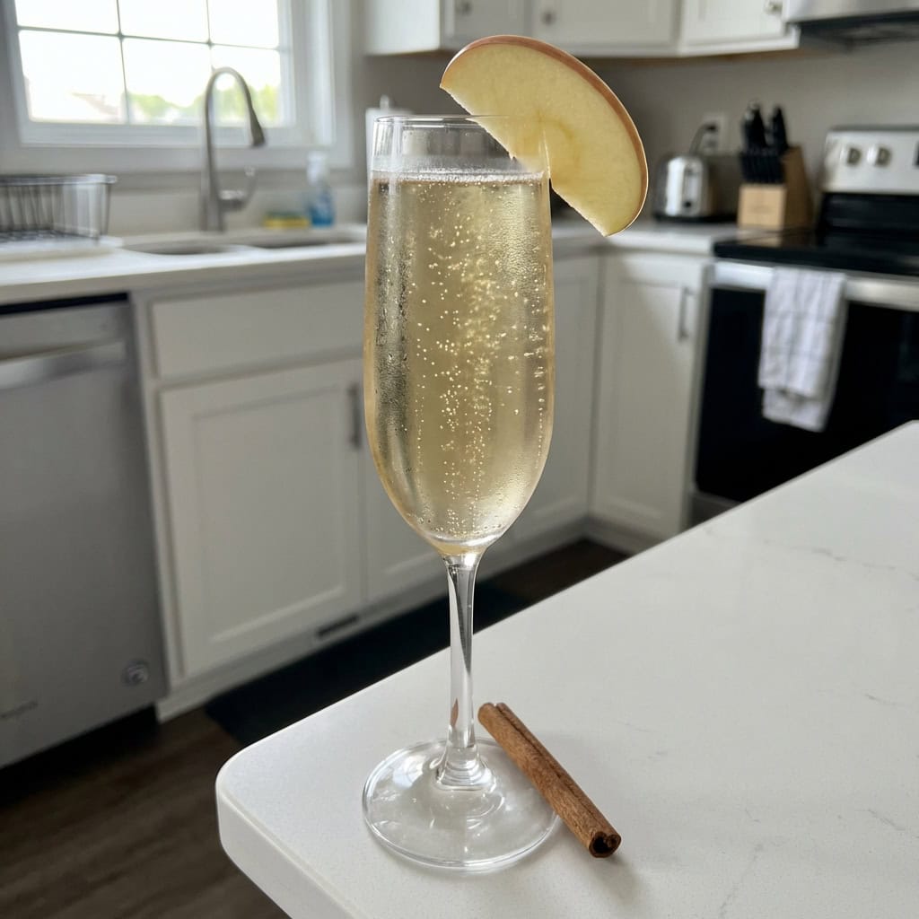 Spiced Apple Prosecco Cocktail Recipe