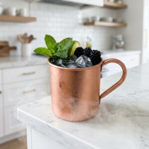 Spooky Black Moscow Mule Cocktail Recipe