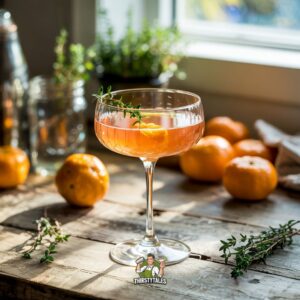 Tangerine and Thyme Prosecco Cocktail Recipe