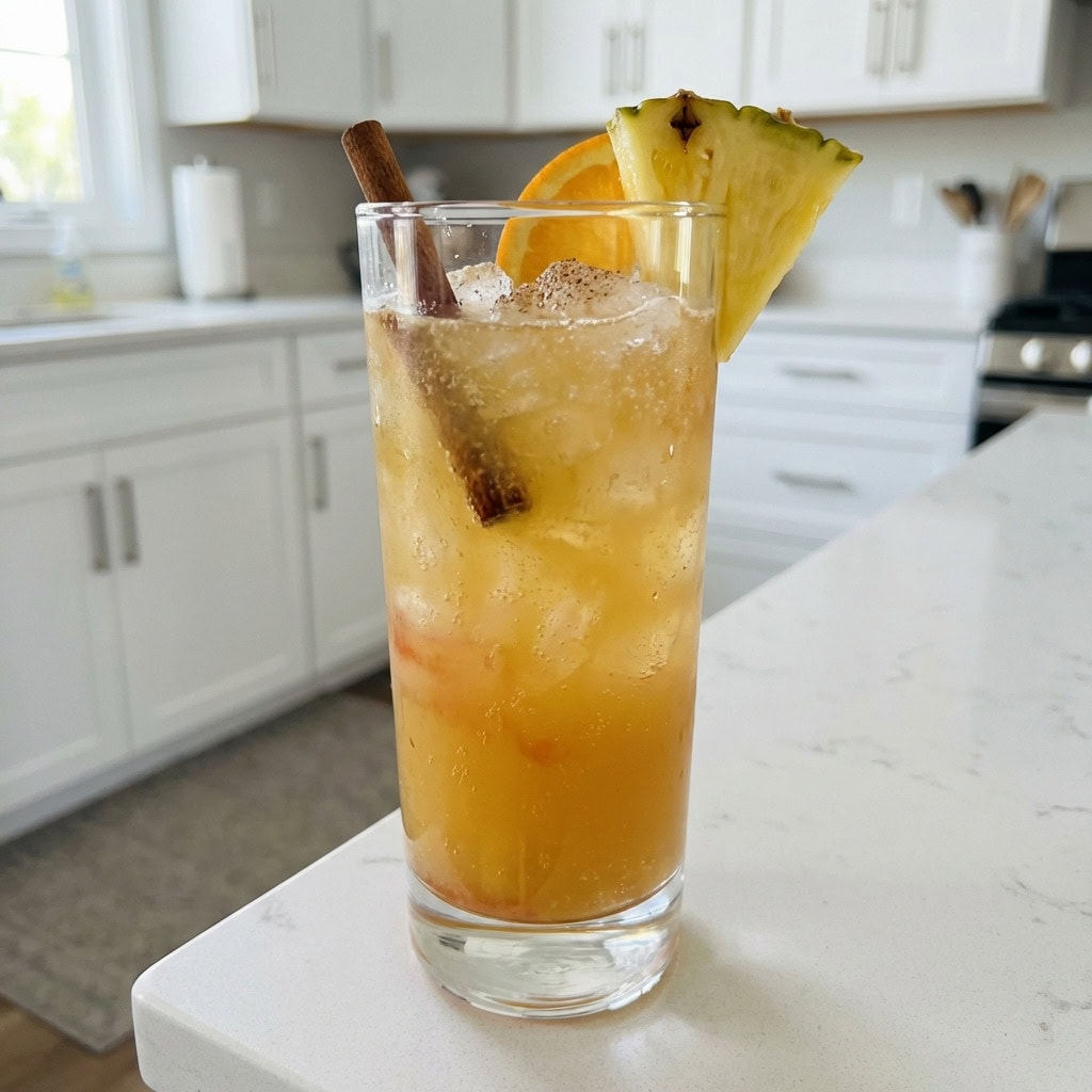 Tiki Rum Pumpkin Punch Cocktail Recipe