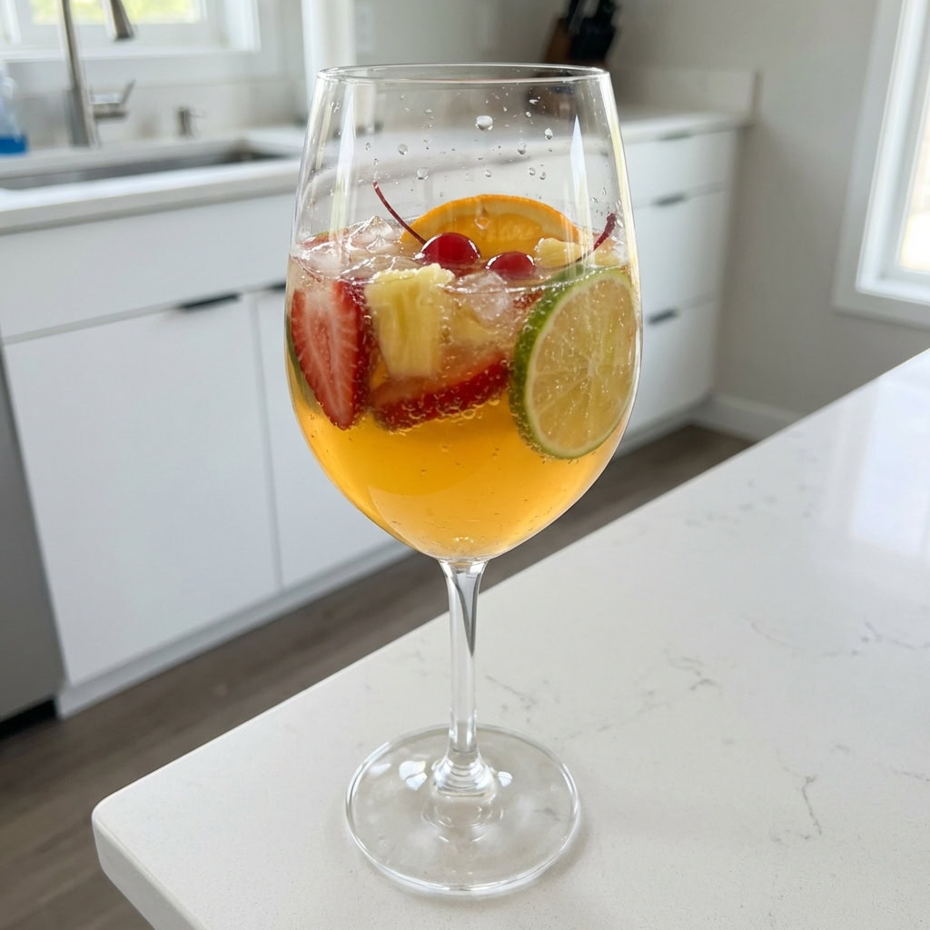Tropical Prosecco Punch Cocktail Recipe