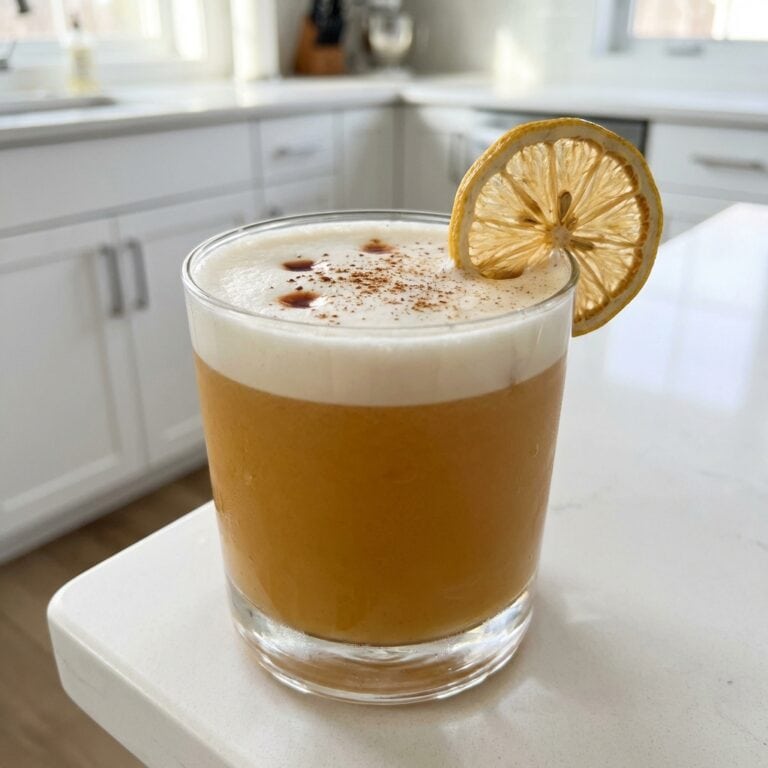 Whiskey Pumpkin Sour Cocktail Recipe