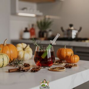 Witch’s Brew with Syringe Cocktail Recipe