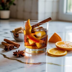 Spiced Bourbon Old Fashioned Cocktail Recipe