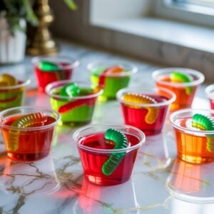 Creepy Crawly Jello Shots Cocktail Recipe