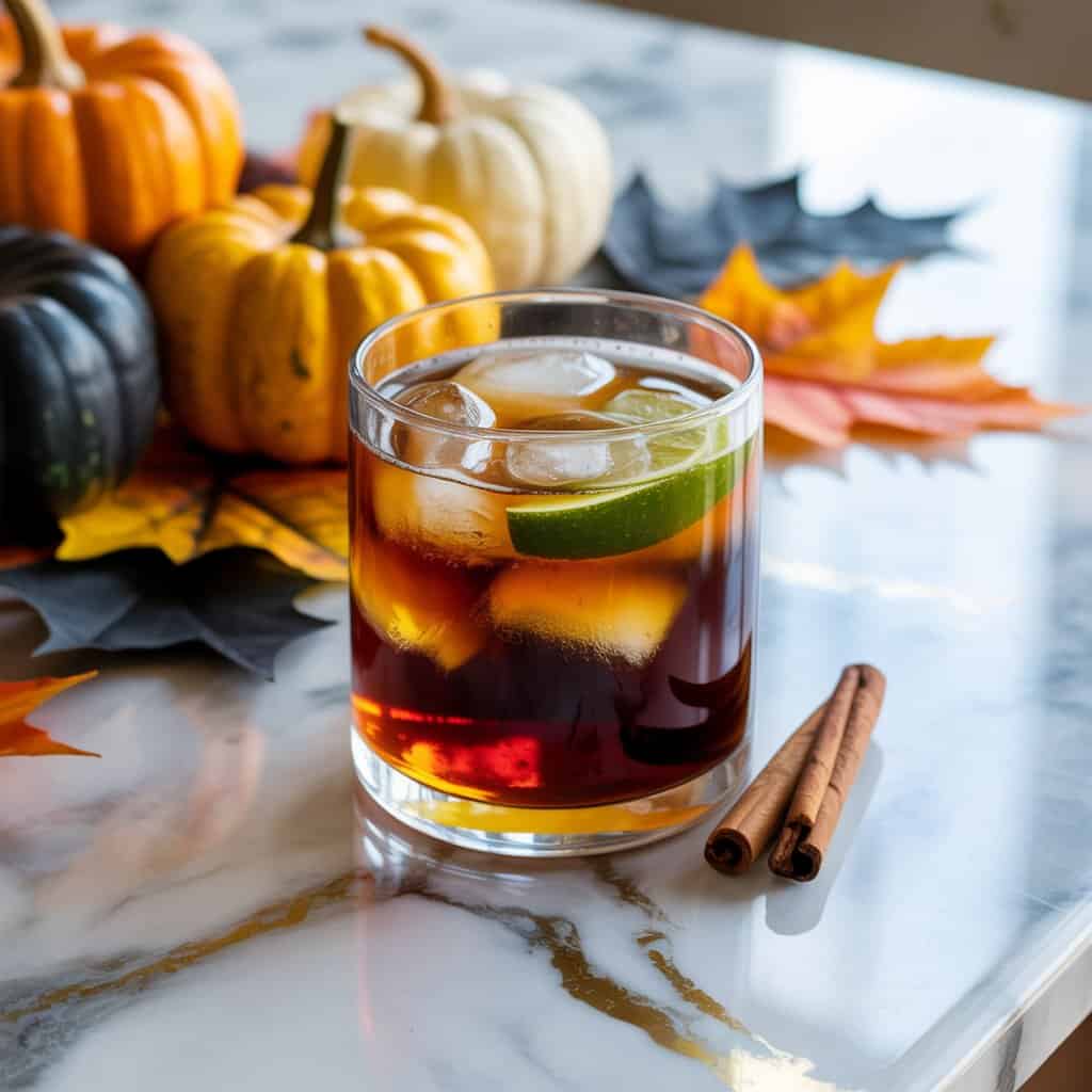 Dark and Stormy Halloween Cocktail Recipe