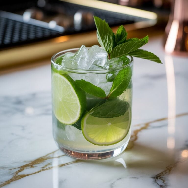 Ghostly Mojito with Rum Cocktail Recipe
