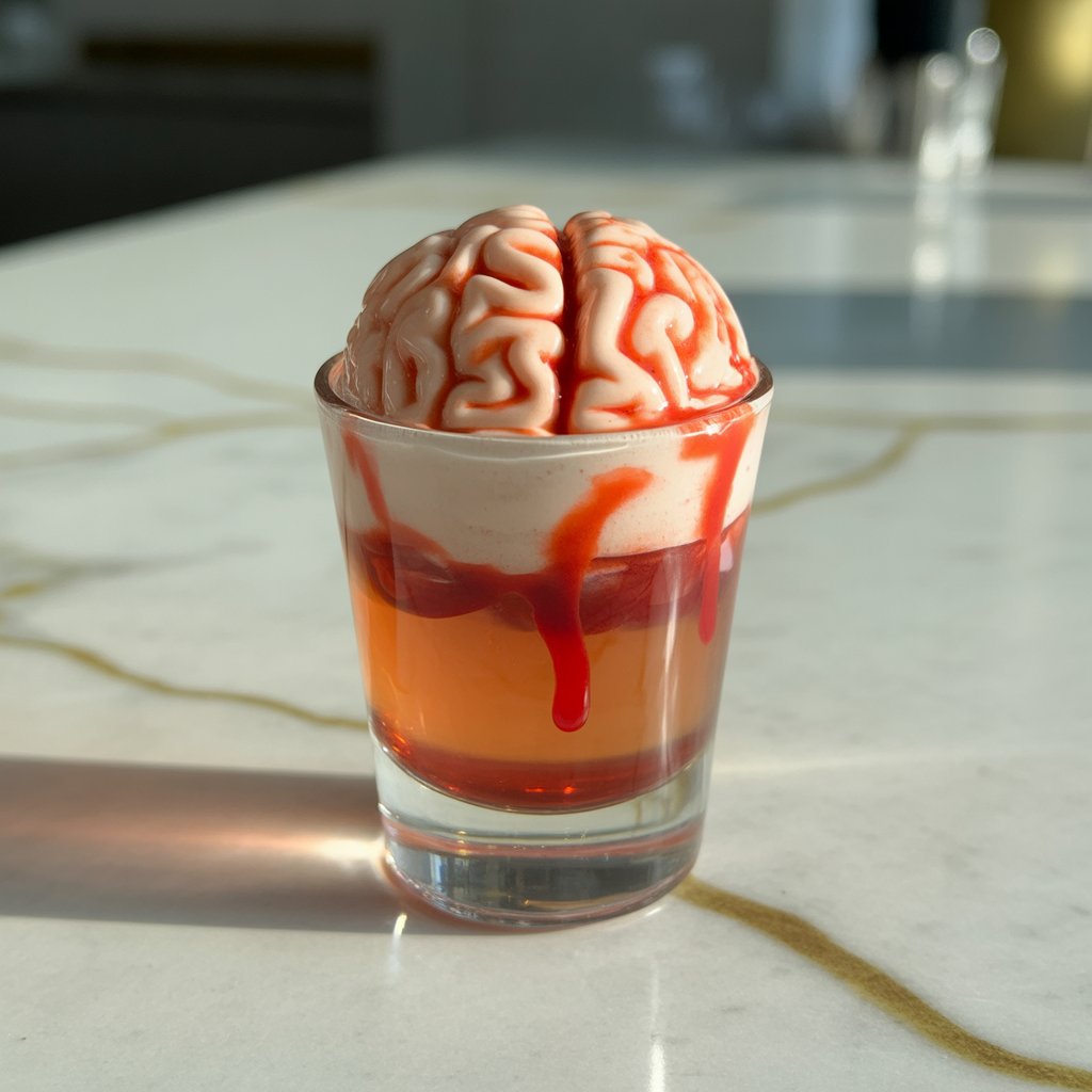 Zombie Brain Hemorrhage Cocktail Recipe