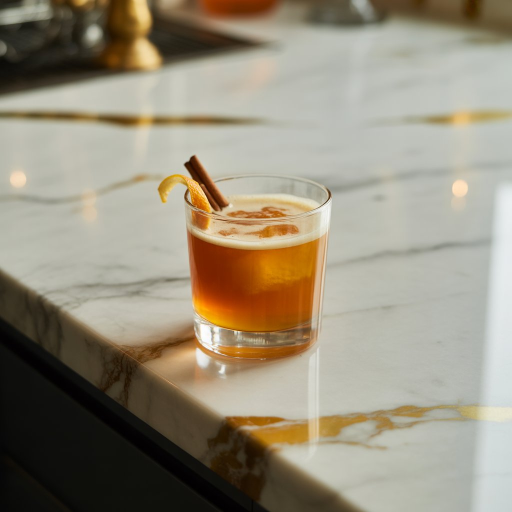 Whiskey Pumpkin Sour Cocktail Recipe