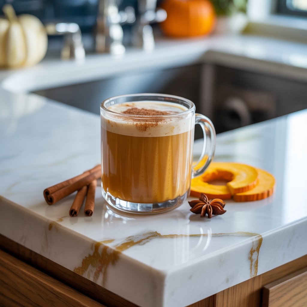 Pumpkin Spice Whiskey Latte Cocktail Recipe