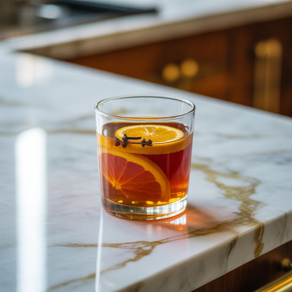 Orange Clove Whiskey Punch Cocktail Recipe
