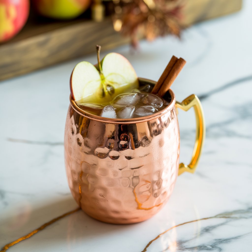Apple Cider Vodka Mule Cocktail Recipe