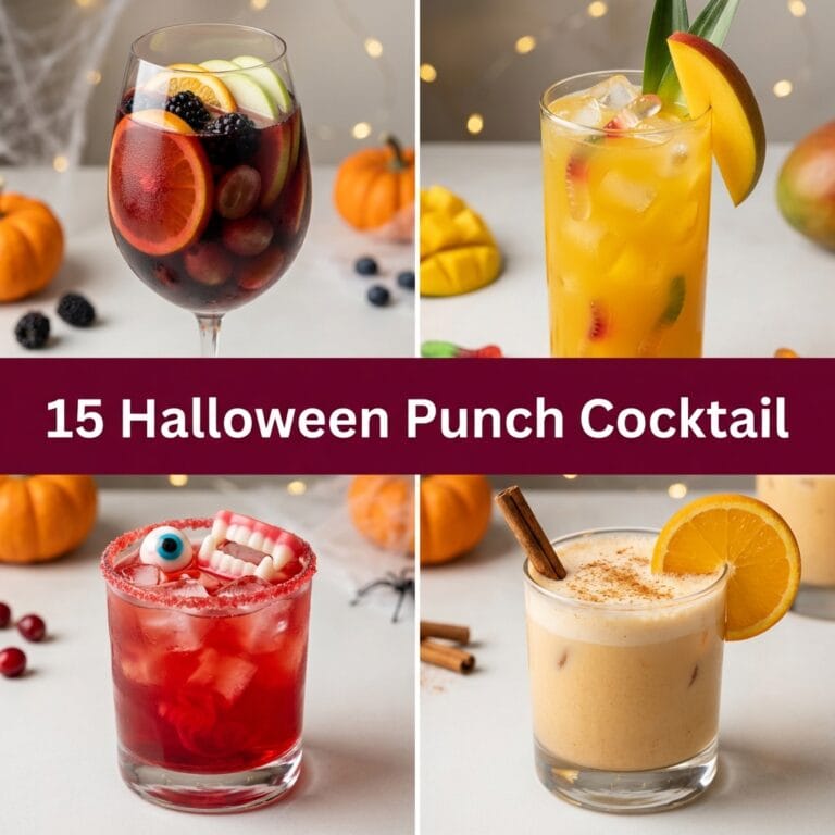 15 Halloween Punch Cocktail