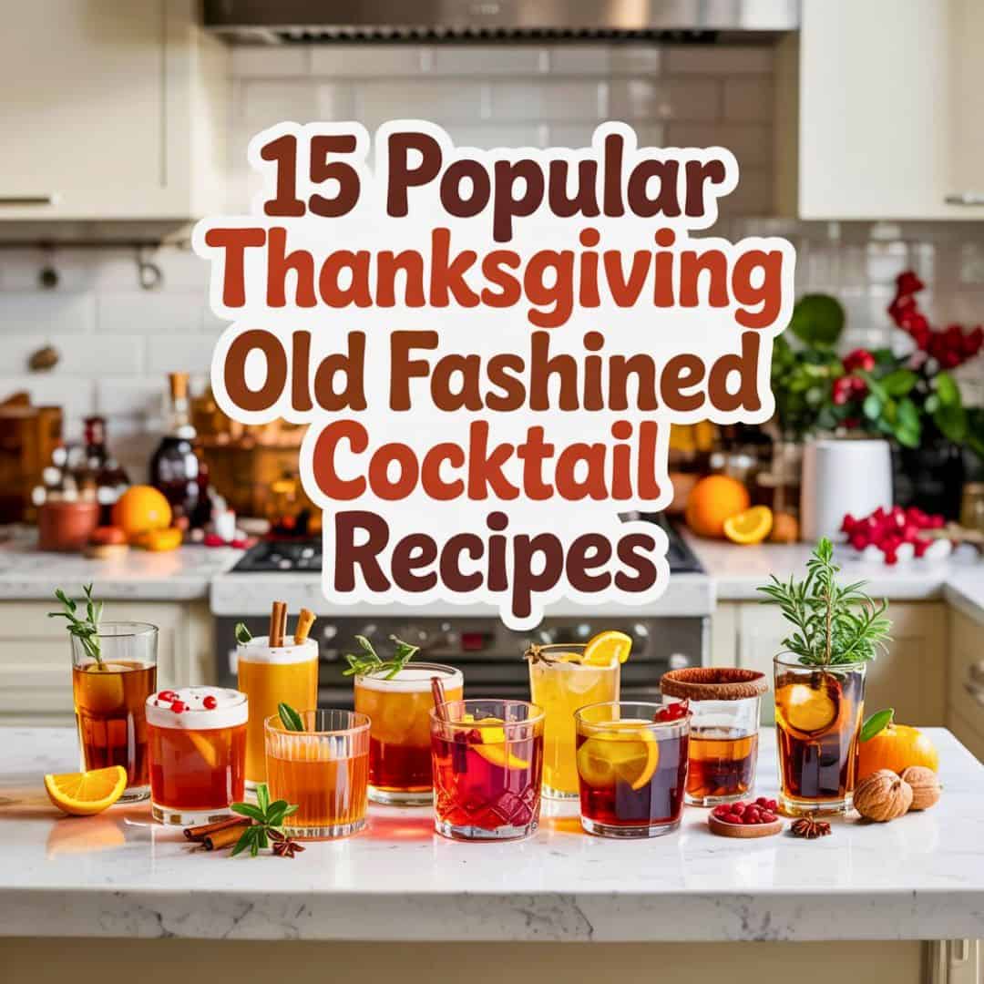 15 Popular Thanksgiving Old Fashioned Cocktail Recipes