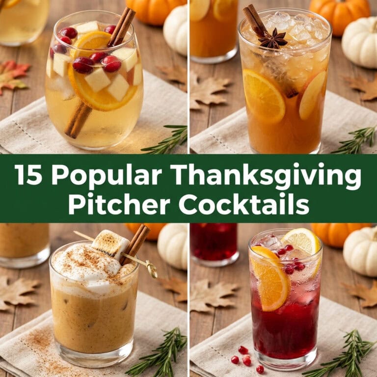 15 Popular Thanksgiving Pitcher Cocktails